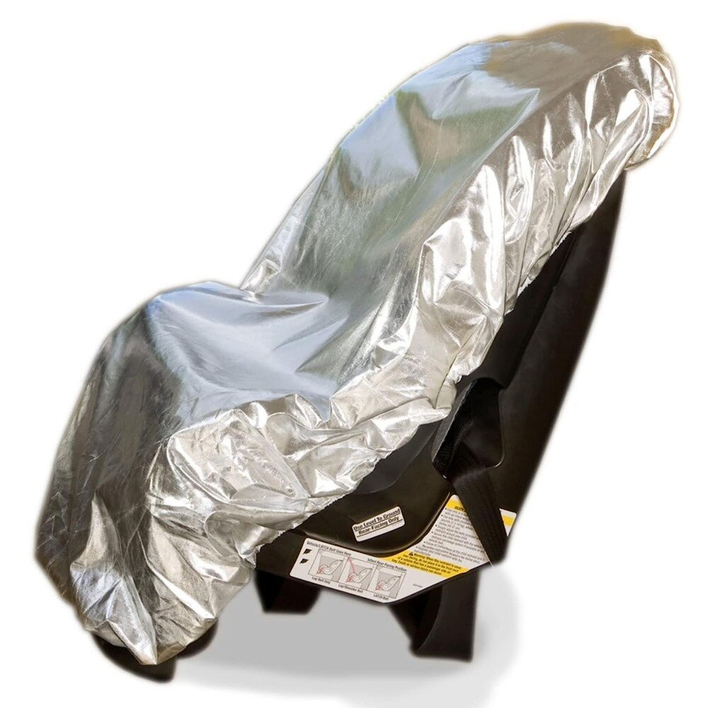 Infant Car Seat Cover - KKJOY ที่บังแดดสำหรับเบาะรถยนต์เด็กแบบสากล 1 ชิ้น ป้องกันรังสียูวี ฉนวนกันความร้อน