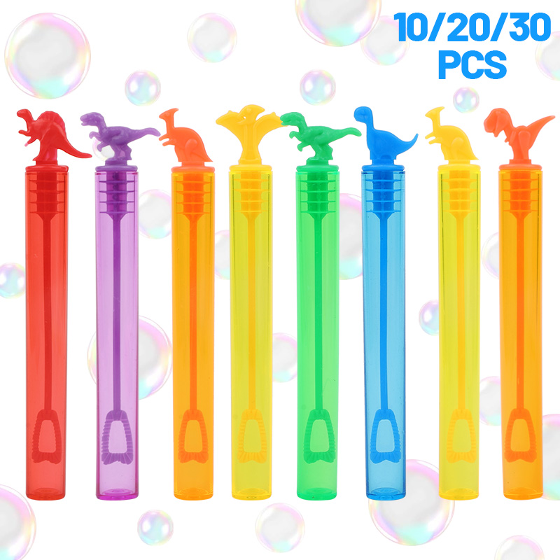 Zwitsal Baby Products - 10/20/30 ชิ้น หลอดทำฟองสบู่รูปไดโนเสาร์ ขวดเปล่าสำหรับทำฟองสบู่ ของเล่นสำหรับเด็ก ของชำร่วยงานวันเกิด