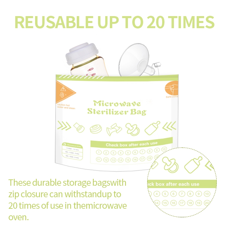 ถุงฆ่าเชื้อสำหรับไมโครเวฟแบบใช - Zwitsal Baby Products บทวิจารณ์และราคา